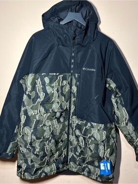 Columbia Omni-Tech Coreshot Camo Jacket NWT Mens L